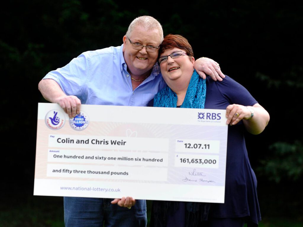 Colin en Chris Weir wonnen 161 MILJOEN POND